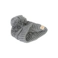 thumbnail image 4 of Gravity Threads  Kids Warm Cable Knit Thick Soft Beanie w/ Pom - Grey, 4 of 4