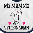 thumbnail image 4 of Inktastic Veterinarian Mommy Vet Boys or Girls Baby Bib, 4 of 4