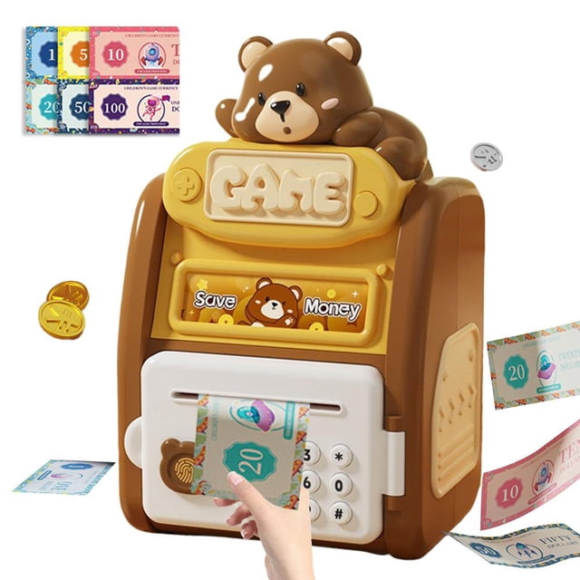 Multifunctional Fingerprint Password Lock Smart Fully Piggy Childrens Cute Automatic Coin Pet