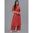 thumbnail image 2 of rytras Women A-Line Kurta Set with Palazzo Pants - Indian Ethnic Traditional Wear Kurta Set, 2 of 7