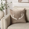 thumbnail image 5 of Mainstays Decorative Antler Pillow, 18 x 18 in, Tan, 1 Count, Adult, 5 of 5