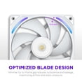 thumbnail image 4 of Ventilador de caja NZXT F140X Performance 140 mm PWM RGB blanco, 4 of 9