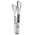 thumbnail image 3 of Decodeary Kitchen Food Tongs Barbecue Reusable Steak Bread Clip Portable Cooking Clamp Stainless Steel Restaurant Courtyard Picnic, 3 of 6