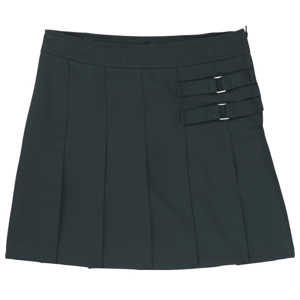 dPois Big Girls Vintage Pleated Scooter Skirt School Uniform with Built-in Shorts 