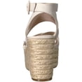 thumbnail image 3 of Nine West Womens Kushala Leather Open Toe Casual Platform Sandals, 3 of 6