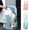 thumbnail image 5 of ievspot Collapsible Laundry Hamper Wall Mounted Clothes Organizer Foldable Laundry Basket Breathable Mesh Storage Organizer Wall for Bathroom for Small, 5 of 8