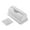 White, variant on GROWTH TANK Garbage Bag Dispenser Bin Attached Garbage Bag Storage Box Garbage Bag Dispenser Grey