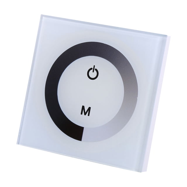 Controlador de panel Táctil de Dimmer Dimmer Led Une Canal White 12V - 24V