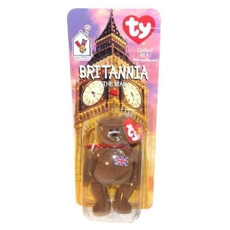 TY McDonalds Teenie Beanie - BRITANNIA The Bear British (1999) (5 inch) price history on PriceWatchPro