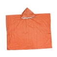 thumbnail image 3 of Abbracc Poncho de Pluie d'Urgence Léger Imperméable pour Camping Randonnée en Plein Air Orange, 3 of 9