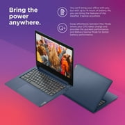 Lenovo Ideapad 3 14 FHD Laptop, AMD Ryzen 7 5700U, 8GB RAM, 512GB SSD, Windows 11 Home, Abyss Blue, 82KT00V8US