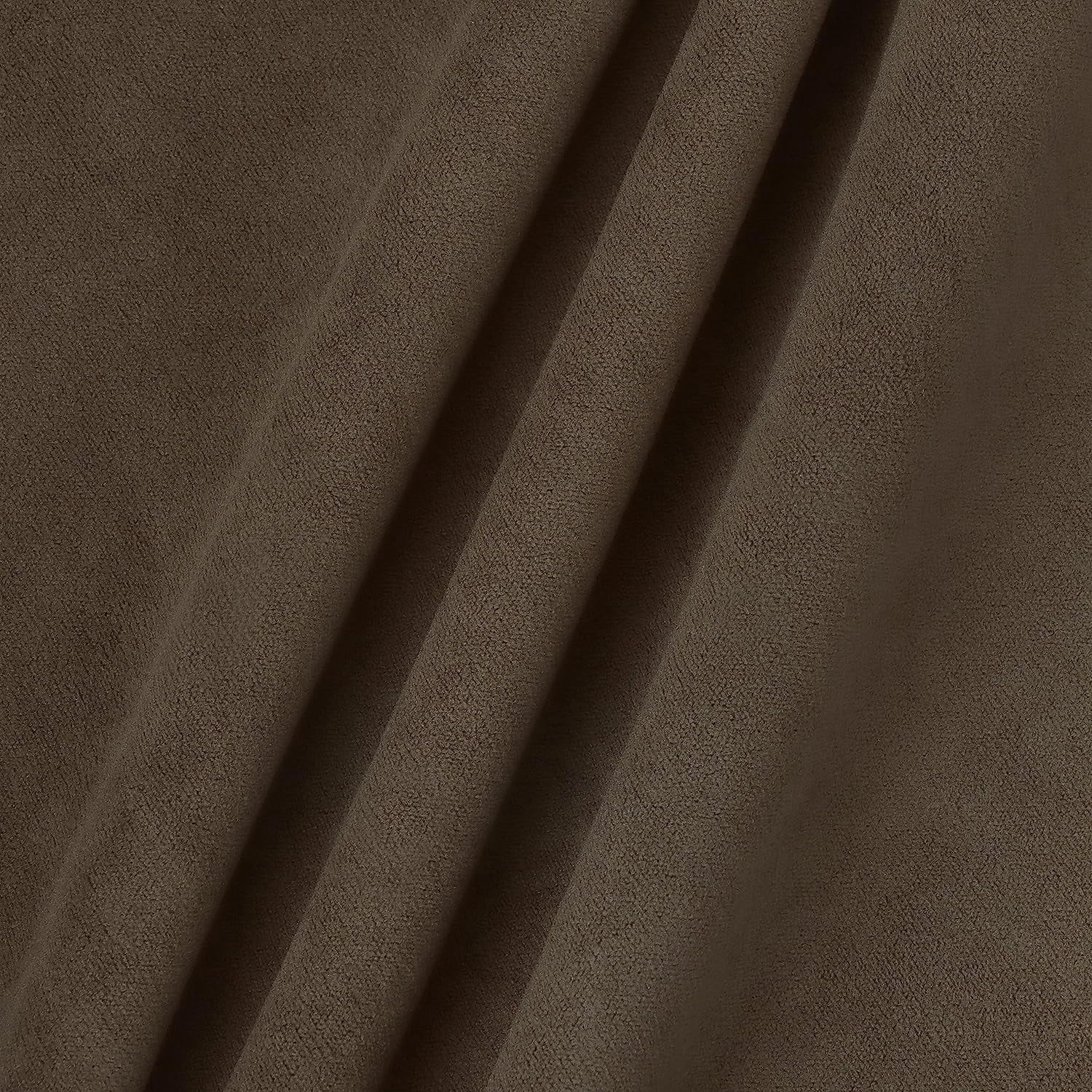 Delara Velvet Decorative Throw Pillow Cover, 20x20 inch, Pack of 1, Soft Breathable Cushion Cover with Hidden Zipper, Cocoa brown