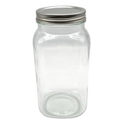 Half Gallon Glass Jar with Lid by Ashland - Storage Container for Cookies - Baked Goods or Decorations - Bulk 12 Pack