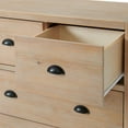 thumbnail image 5 of Alaterre Furniture Arden 5-Drawer Solid Acacia Hardwood Chest Dresser, with Full-Extension Metal Glides and Whisper-Close System, 5 of 8