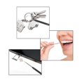 thumbnail image 2 of Palillos de dientes de titanio de metal de 6 piezas, palillos de dientes de bolsillo reutilizables portátiles con dientes de acero inoxidable-- Teléfono móvil Teléfono móvil Accesorios para teléfonos móviles, 2 of 5