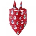 thumbnail image 2 of Christmas Triangle Dog Bandanas Double-Sided Printing Suitable For Small & Medium Dogs and Cats, 2 of 6