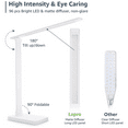thumbnail image 2 of LED Desk Lamp with USB Charging Port Dimmable Home Office Lamp Touch Control Bright Reading Table Lamp, 3 Color Modes with 5 Brightness Level Eye Caring Natural Light ., 2 of 7