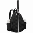 thumbnail image 2 of MMJ Travel Backpack Waterproof Tennis Bag Crossbody For Pickleball Badminton 2 Rackets Gym Sports Bag Men Women, 2 of 9