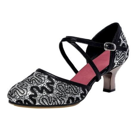 

Larisalt Sandals For Women Dressy Summer Women s T-Strap Beaded Flower Rhinestone Flat Sandals Dress Beach Shoes A
