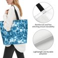 thumbnail image 3 of Disketp Blue Tie Dye Bolsa Tote Estampada para Mujer, Bolso de Hombro y de Mano para Compras y Viajes, 3 of 8