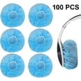 thumbnail image 2 of 100 piezas de fundas elásticas para auriculares Fundas desechables para auriculares Fundas no tejidas para auriculares Almohadillas higiénicas para auriculares para juegos estilo orejera/auriculares VR/la mayoría de los auriculares de gran tamaño 10—12 cm Zhivalor 222493-2, 2 of 8