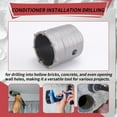 thumbnail image 5 of SDS Plus Electric Drill Bit Wall Hole Opener Suit Hollow Brick Wall Concrete Air Conditioning Water Pipe Hole Driller, 5 of 9