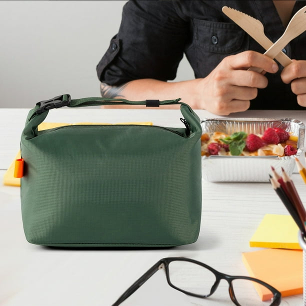 Bolsa térmica para lonchera portátil, bolsa de arroz con cinturón de papel de aluminio engrosado, bolsa de picnic impermeable de gran capacidad para almacenar
