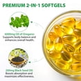 thumbnail image 5 of 2 Pack Wild Oregano Oil With Black Seed Oil, Immune Support, Improve Intestinal Health, Easy to Swallow, 120 Softgels, 5 of 10