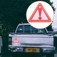thumbnail image 3 of 8Pcs Red Plastic Triangle Sign for Road Safety and Outdoor Usage, 3 of 8