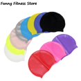thumbnail image 3 of Children's Silicone Swimming Cap - Waterproof, Stretchable, Solid Color, 3 of 6