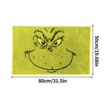 thumbnail image 1 of How the Grinch Stole Christmas THE 2024 Grinch Christmas Imitation Cashmere Floor Mat Bathroom Anti-slip Mat Entrance Hall Carpet Xmas Gifts Decor, 1 of 8