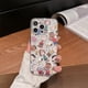 thumbnail image 3 of Bonita funda de silicona TPU suave con dibujos de Snoopy y maní para iPhone 11, 12, 13, 14, 15 Pro Max, 7, 8, X, XS, XR, Charlie Brown, 3 of 5