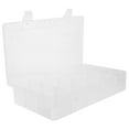 thumbnail image 7 of FONDOTIN Small Divided Storage Box Tool Box Transparent PP 1Pcs, 7 of 7
