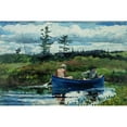 thumbnail image 3 of Homer, Winslow 18x13 Black Modern Framed Museum Art Print Titled - The Blue Boat, 3 of 5