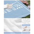 thumbnail image 6 of Blue Beach Towels Oversized Super Absorbent, Mountain Forest Tree Life Is Better at The Lake Lightweight Bath Towel Quick Dry Sets For Bathroom/Pool/Rv Camping/Beach Play/Gym Room/Picnic 31"x62", 6 of 8