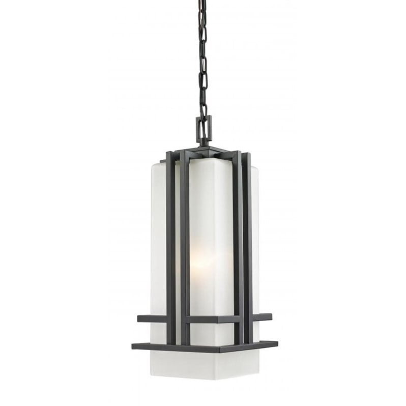Z Lite Abbey Outdoor Chain Light In Rubbed Bronze