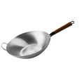 thumbnail image 5 of Baoblaze Nonstick Wok Cooking Pot Non Coating Wood Handle Non Stick Universal Wok Pan 32cm with ears, 5 of 8