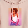 thumbnail image 3 of Whitney Houston - Gradient Photo - Juniors Cropped Pullover Hoodie, 3 of 5