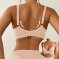 thumbnail image 2 of Feancey Low Cut Bras for Women Wireless Push Up Bra Support Comfort Bralettes Solid Color Casual No Underwire Everyday Brassiere Beige M, 2 of 6