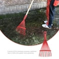 thumbnail image 2 of MasteelfCA Multifunction Nine-toothed Garden Rake Garden Agricultural Tool Steel Rake Without Handle, 2 of 8