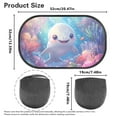 thumbnail image 7 of Yuyamidu Cute Dolphin Car Window Sun Shades for Kids Blue Ocean Sunshade for Car Window Baby 2pcs Automotive Window Sunshades for Sun Protection, 7 of 7