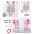 thumbnail image 6 of GYRATEDREAM Girls One Piece Swimsuits Summer UPF 50+ Quick Dry Beach Swimwear Bathing Suit for 9Y, 6 of 9