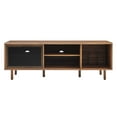 thumbnail image 6 of Modway Kurtis MDF Particleboard TV and Record Stand for TVs up to 65" in Walnut, 6 of 10