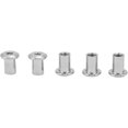 thumbnail image 2 of Flat Hex Nuts, M6 M8 Flat Nuts Nickel Plated Iron Round Head Hex Nuts Hex Socket Hex Nuts(m6*15 50pcs), 2 of 5
