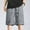 Gray, variant on Qulqfy Black Shorts Men Summer Cargo Big & Tall Hiking Shorts Baggy Elastic Waist Shorts Running Shorts for Men 4XL