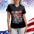 thumbnail image 6 of UngA USA 250th Anniversary Shirt Women 250 Years of Freedom Independence Shirts for Women (Black,L), 6 of 8