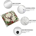 thumbnail image 4 of Merry Christmas Throw Pillow Covers Christmas Flower Red Stocking, 4 of 5