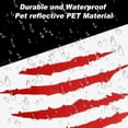 thumbnail image 5 of Unique Bargains Front Fender Arrow Sticker Decoration Motorcycle Warning Reflective Tape Waterproof PET Material Reflective Red 4 Pcs Motorcycle Fenders 14 cm x 8 cm, 5 of 6