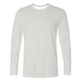 thumbnail image 4 of Long Sleeve Shirts for Men Cross Printed Crew Neck Pullover Loose Fit Casual Tops Athletic Trendy Loungewear Workout Basic Sweatshirts Lightweight T-Shirt Outfits, 4 of 5
