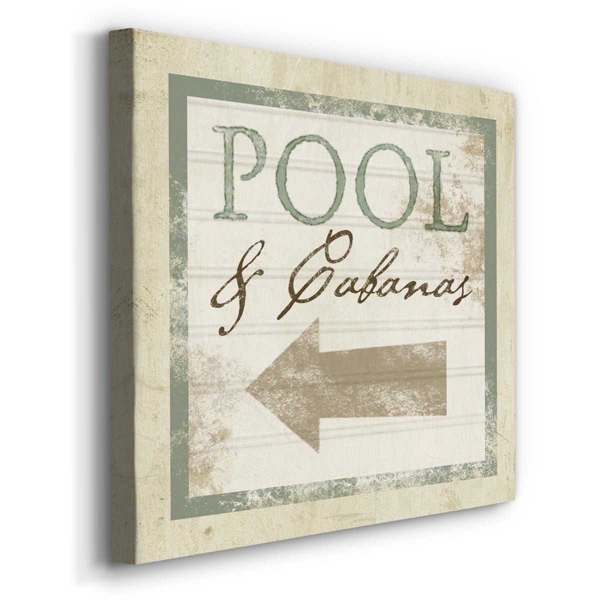 Wexford Home Beach Sign X-Premium Gallery Wrapped Canvas, 32" x 32" - Ready to Hang